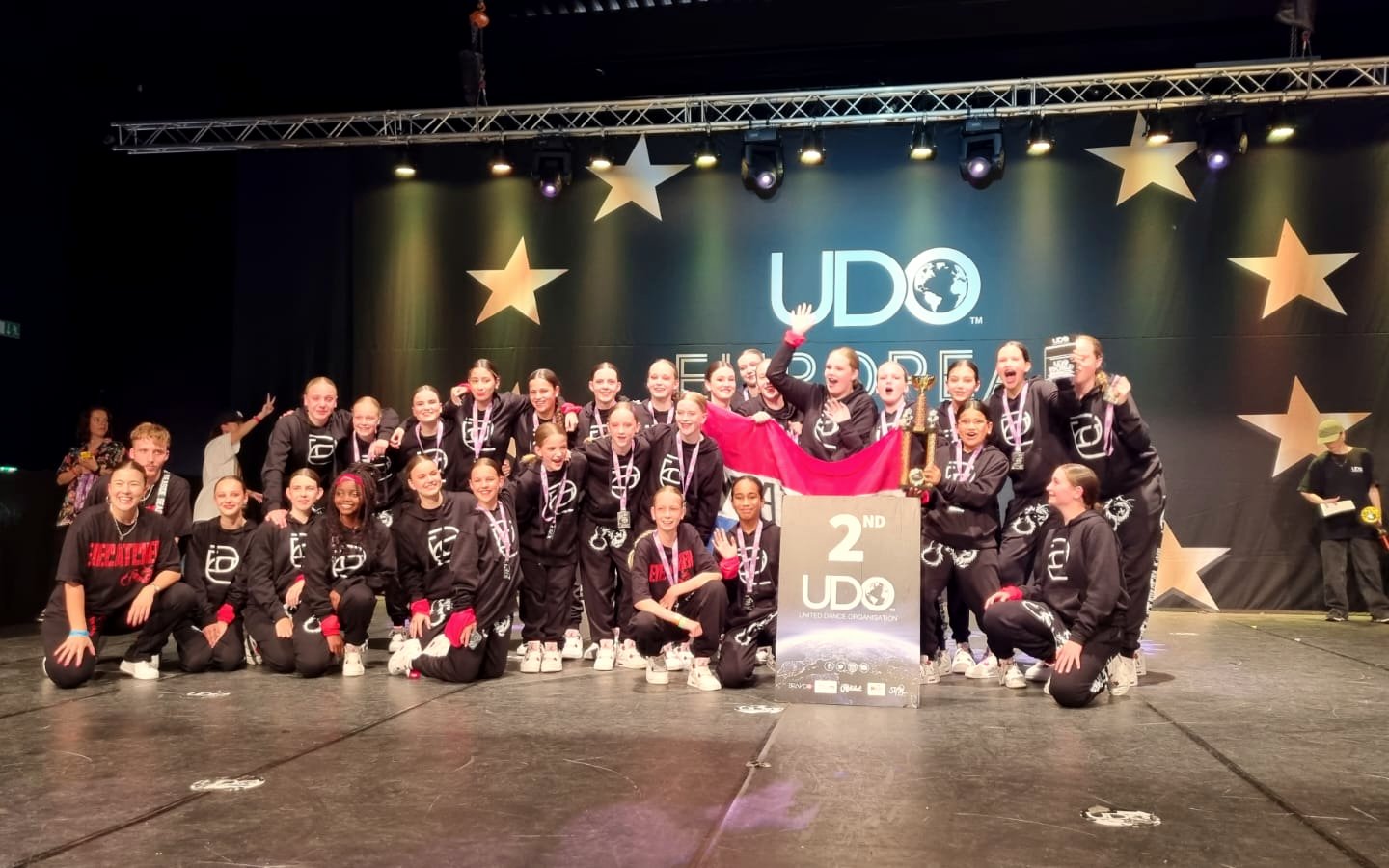 Eyecatcher-team op een Europees kampioenschap
