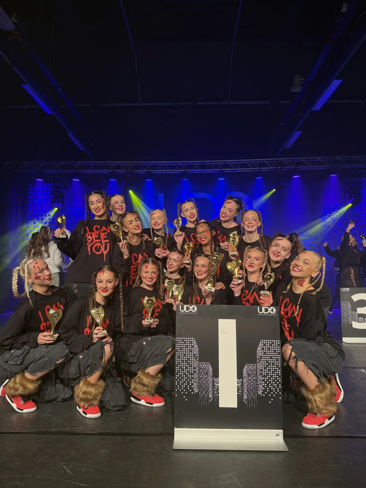 Eyecatcher Varsity, sfeerfoto wedstrijdteam